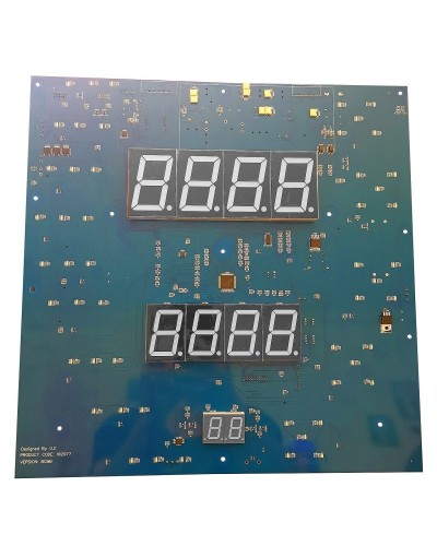 Placa para maquina de boxeo basica azul